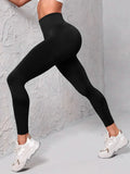 Elastic High Waist Leggings for Women - Seamless Fitness Tights