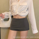 Fashionable A-Line Suit Skirt Pants for Women