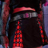 Women's Rivet Heavy Metal Y2K Punk Waist Belt