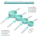 Multipurpose Measuring Spoon and Cup Set for Baking