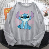 Women's Cartoon Angel Hoodie - Casual Crew Neck Sweatshirt