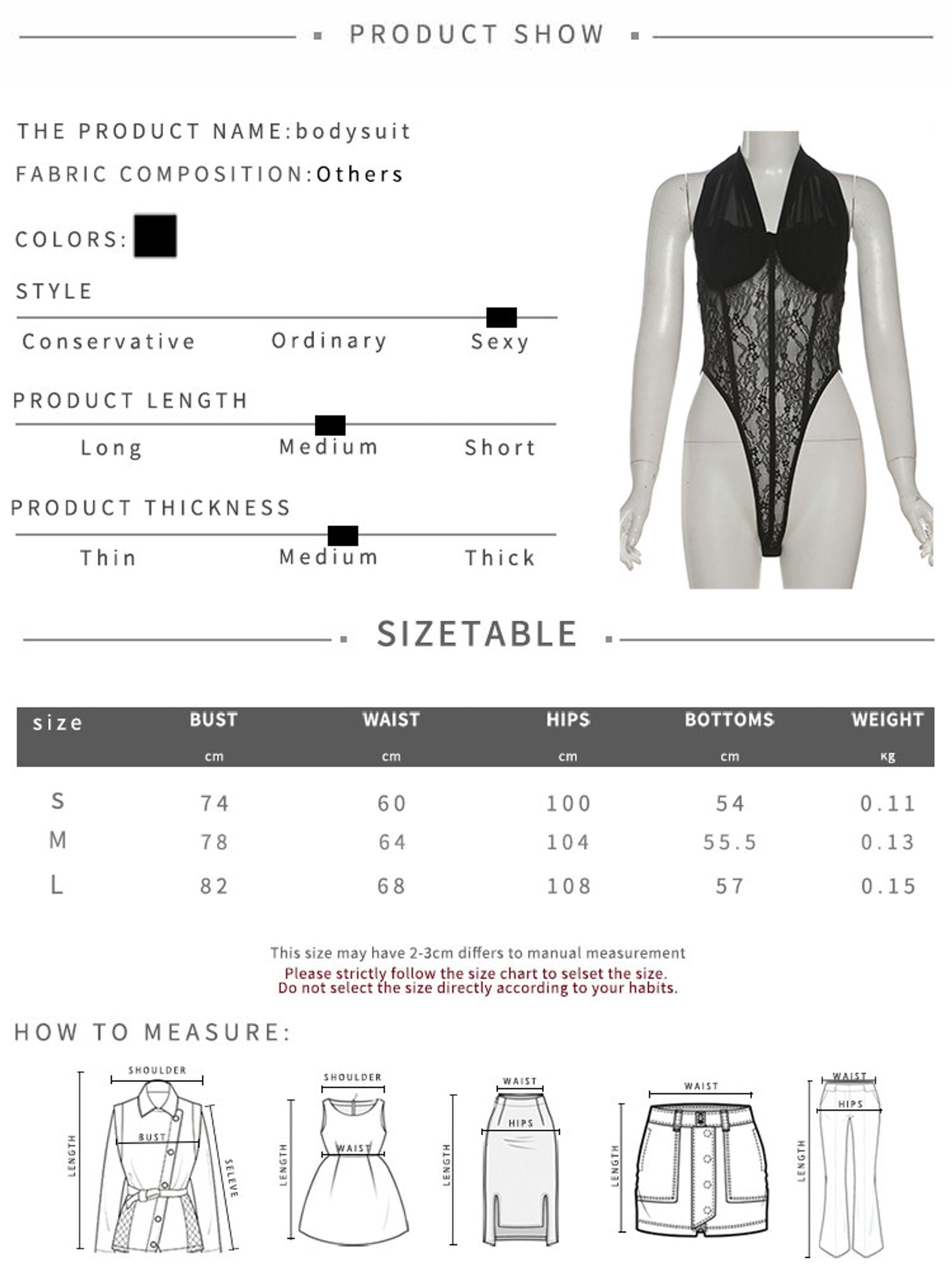 Mesh Patchwork Bodysuit - Halter Low-Neck Backless