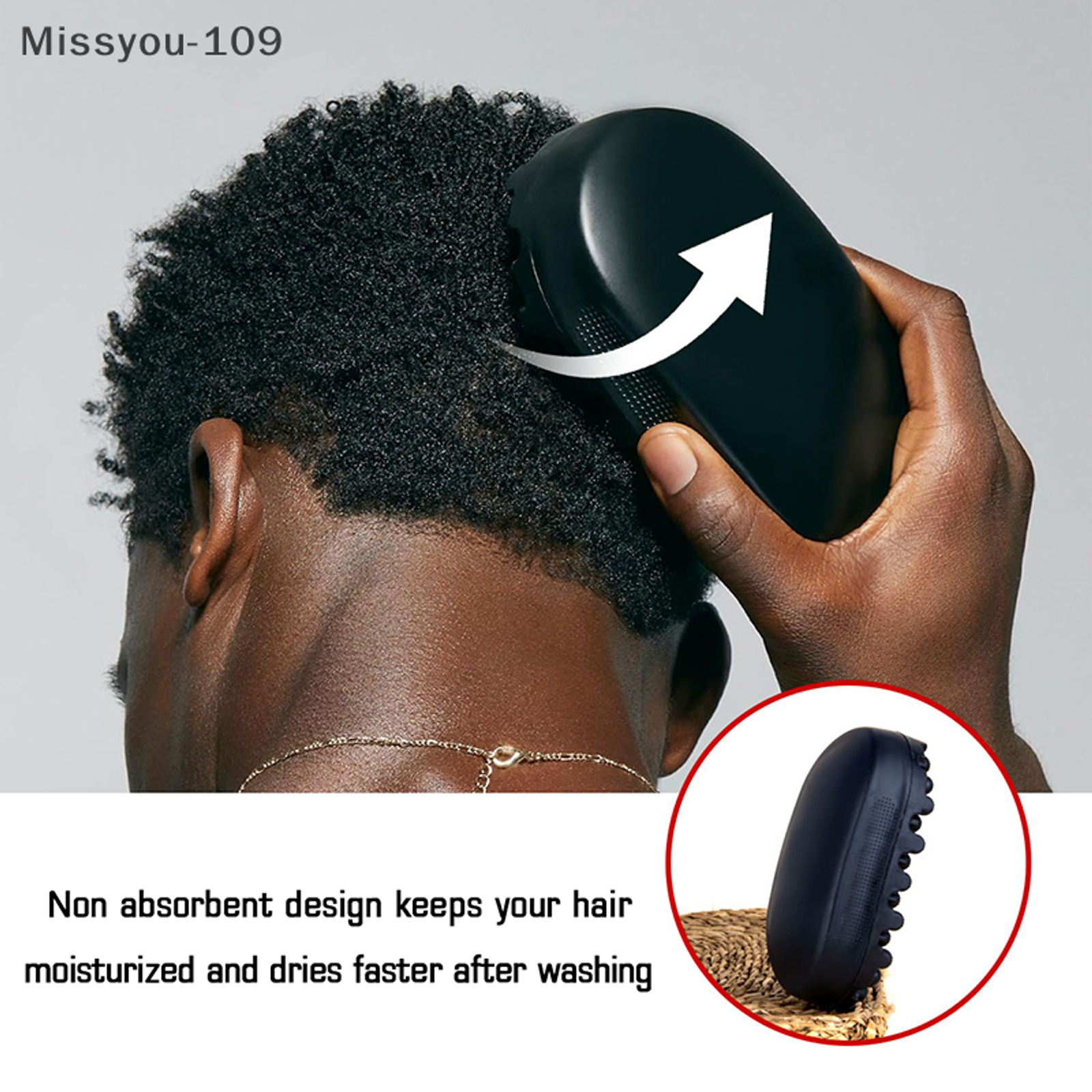 Afro Twist Hair Sponge and Steel Needle Comb Set