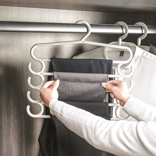 Multifunctional 5-Layer Pants Rack - Space Saving Hanger