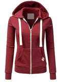2024 Women's Casual Long Sleeve Hooded Sweatshirt