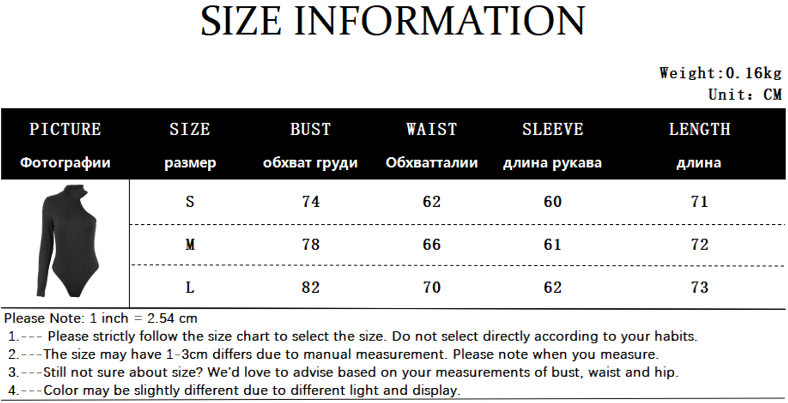 Candyhot Sexy Single Shoulder Bodysuit for Women