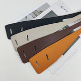 Luxury Designer Belt for Women - Soft PU Leather