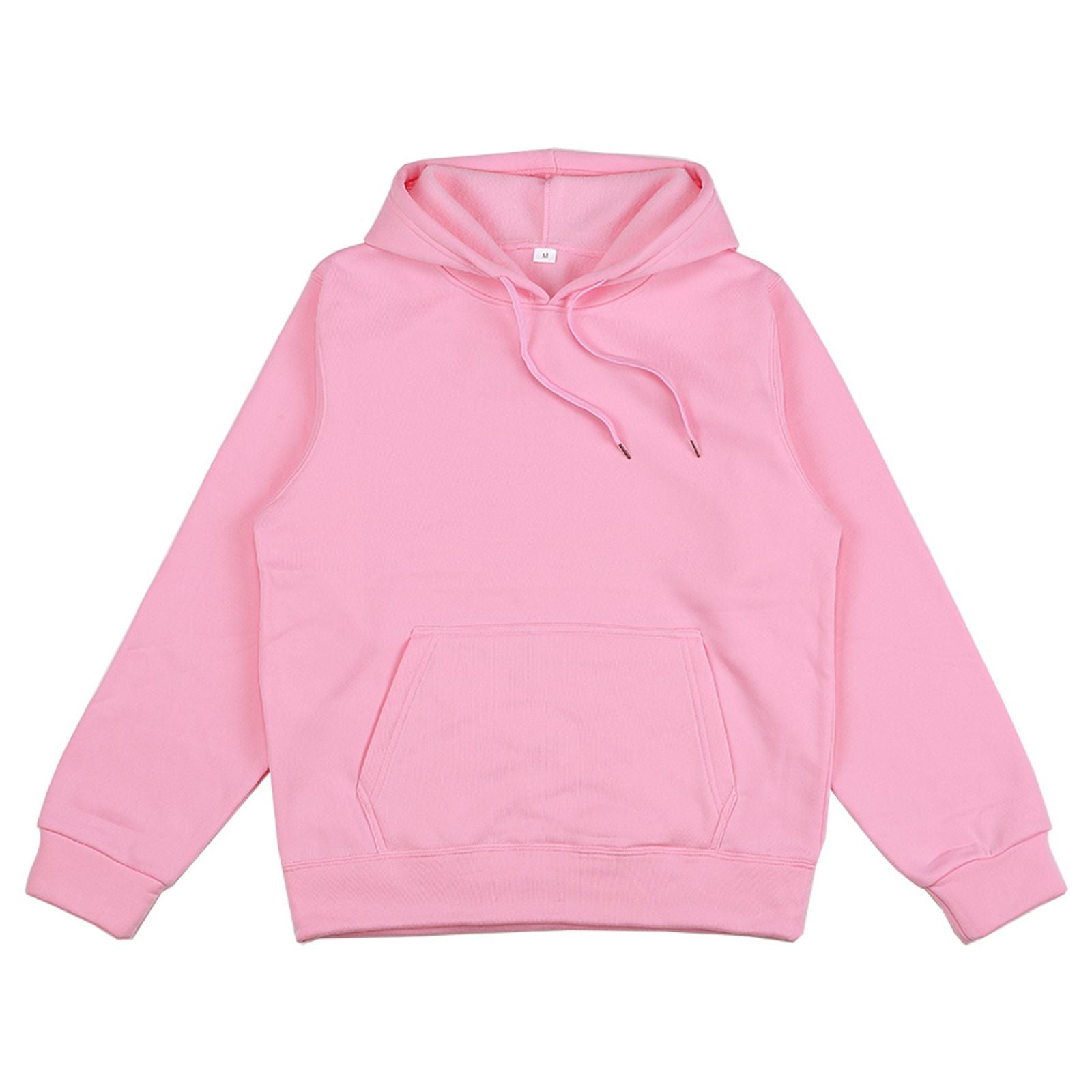 Men's and Women's Hooded Solid Color Sweatshirt