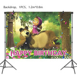 Masha and Bear Birthday Party Decoration Kit
