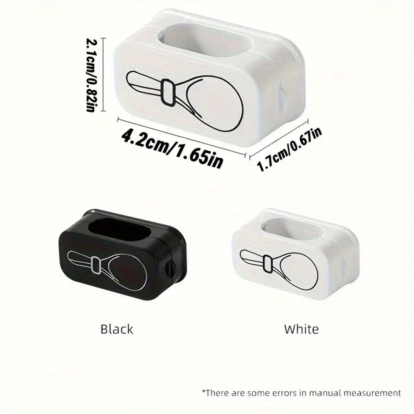 Cute Black and White Small Wall-Mounted Storage Rack