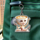 Creative Animals Acrylic Keychain Pendant for Backpack