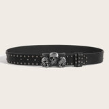 Luxury Punk Goth Rivet Belt for Men and Women