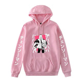 Chainsaw Man Oversized Fleece Hoodie for Men and Women