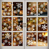 Winter Snow Flakes Window Clings Decals