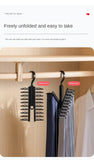 Rotatable 20-Hook Silk Scarf and Tie Storage Rack