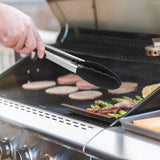 Stainless Steel BBQ Grilling Tong with Non-Stick Clip