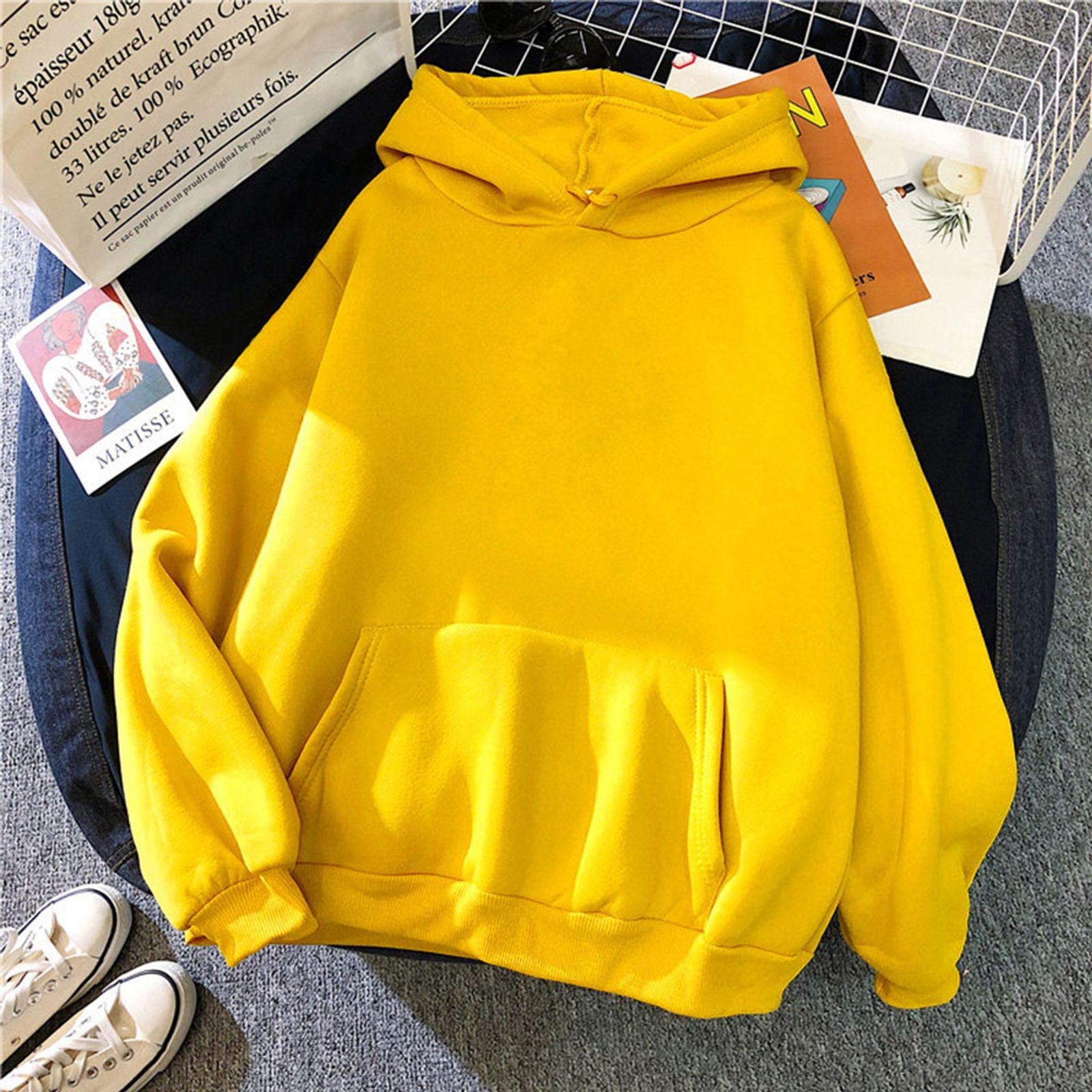 Autumn Winter Oversized Fleece Hoodies for Men & Women