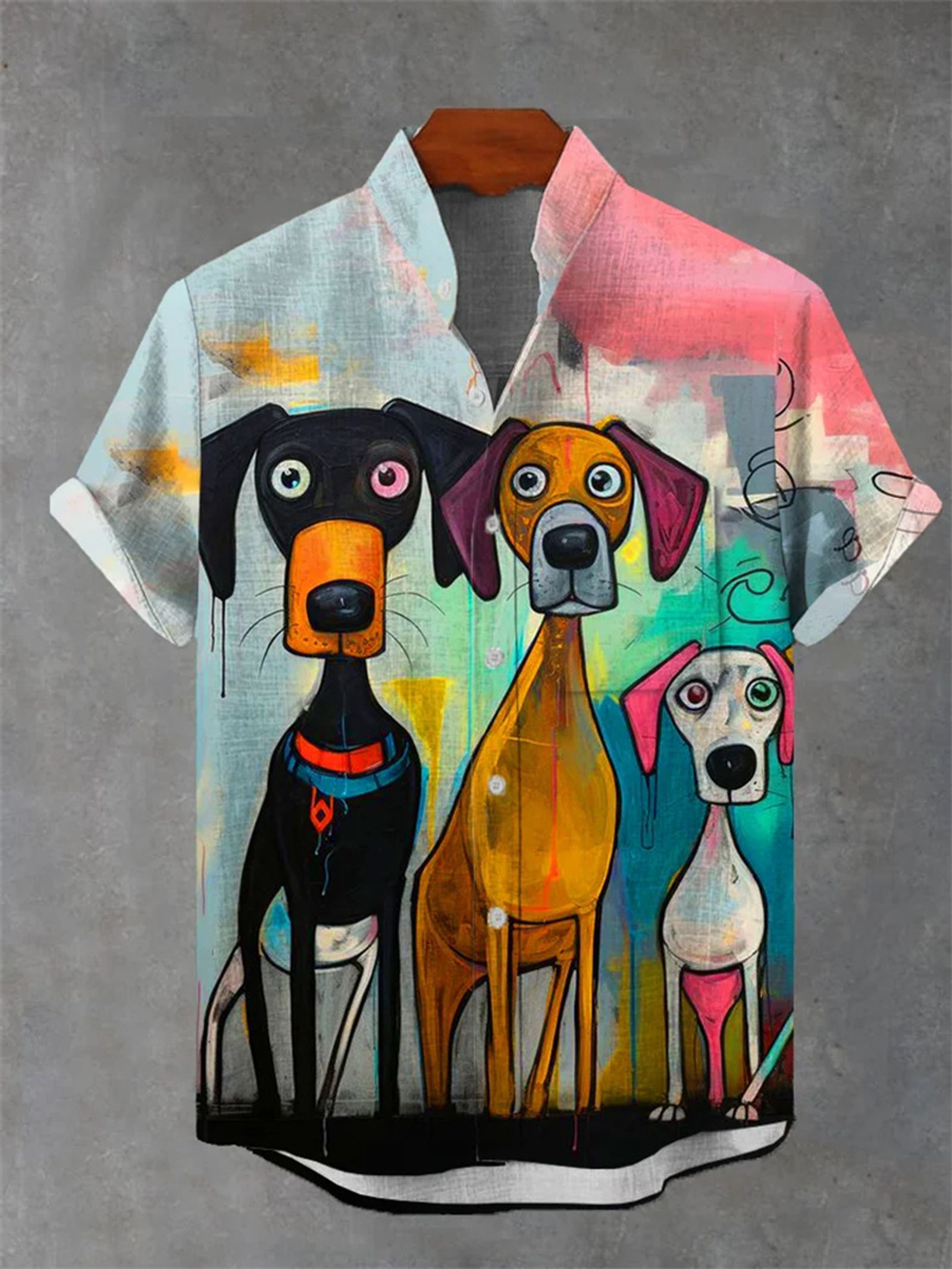 2025 Fashion Carnival 3D Printed Men's Casual Short Sleeve Shirt