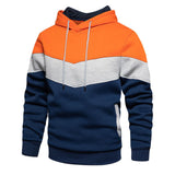 Men's Long Sleeve Casual Splicing Hoodie