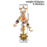 Exquisite Stars and Moon Pendant Keychain for Women