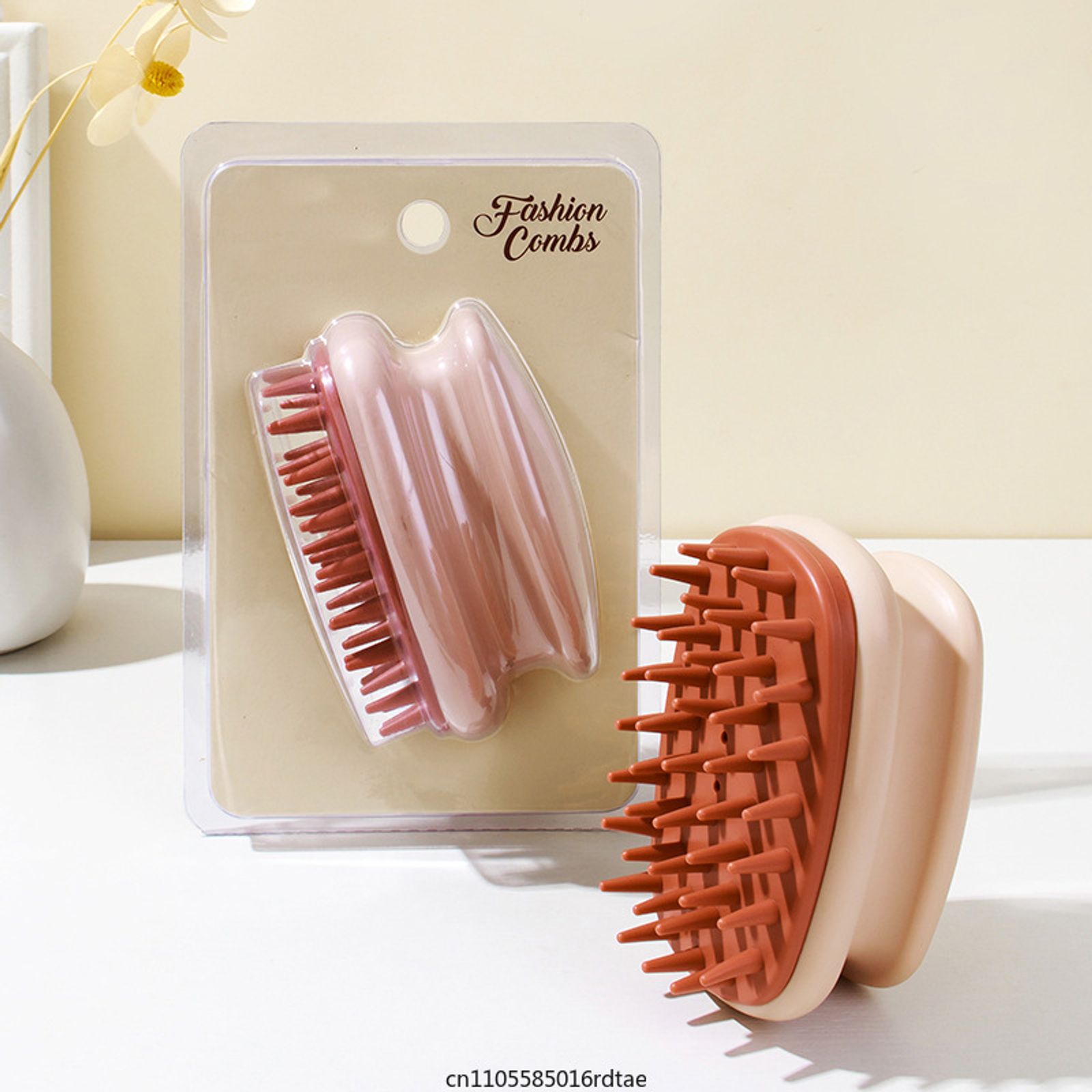 Scalp Massager and Hair Growth Silicone Brush