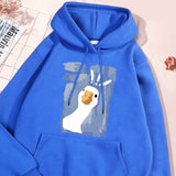 Graffiti Confusing Duck Men's Hoodie