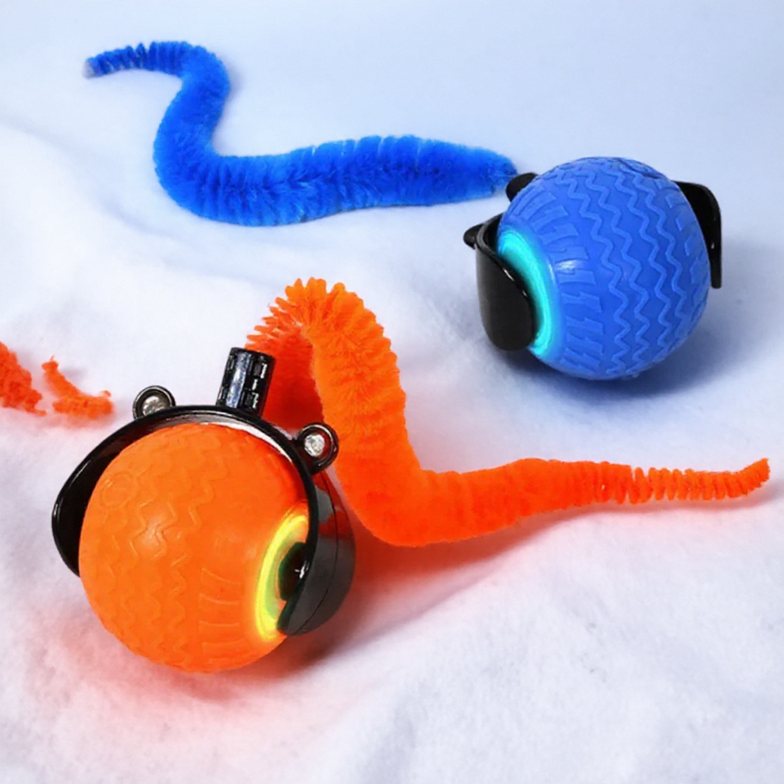 Interactive 360° Rotating Cat Toy with Obstacle Avoidance