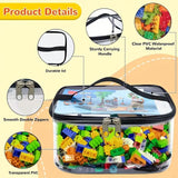 Large Clear PVC Toy Storage Bags - Waterproof Organizer Pouches