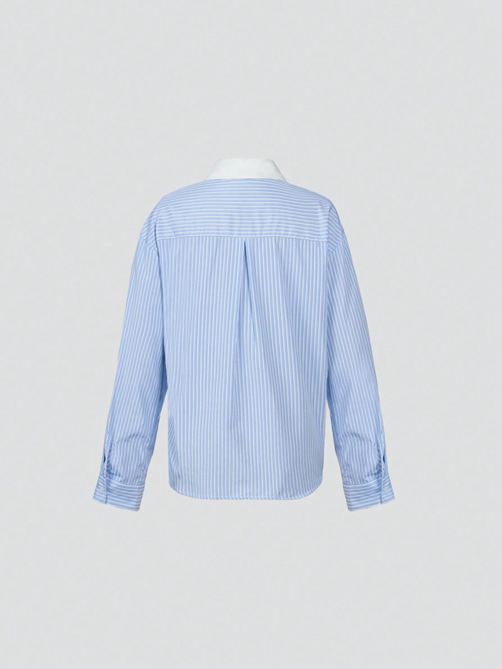 Women's Striped Lace Pocket Shirt for Casual Looks