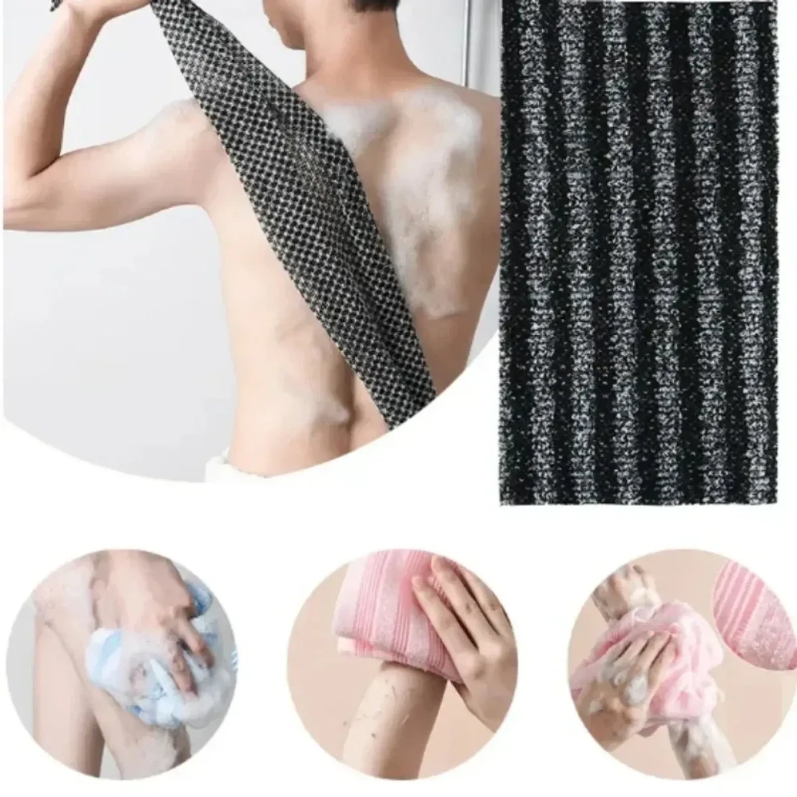 Japanese Exfoliating Rubbing Washcloth Towel for Bath