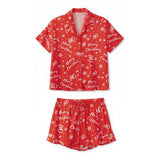Xingqing Women's Christmas Lounge Set 2Pcs