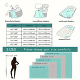 Luxurious Faux Rabbit Fur Bed Blanket - Soft and Warm Throw