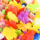 Hawaiian Flower Wreath Necklace - Tropical Party Decor
