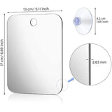 Acrylic Suction Mirror for Shaving and Makeup