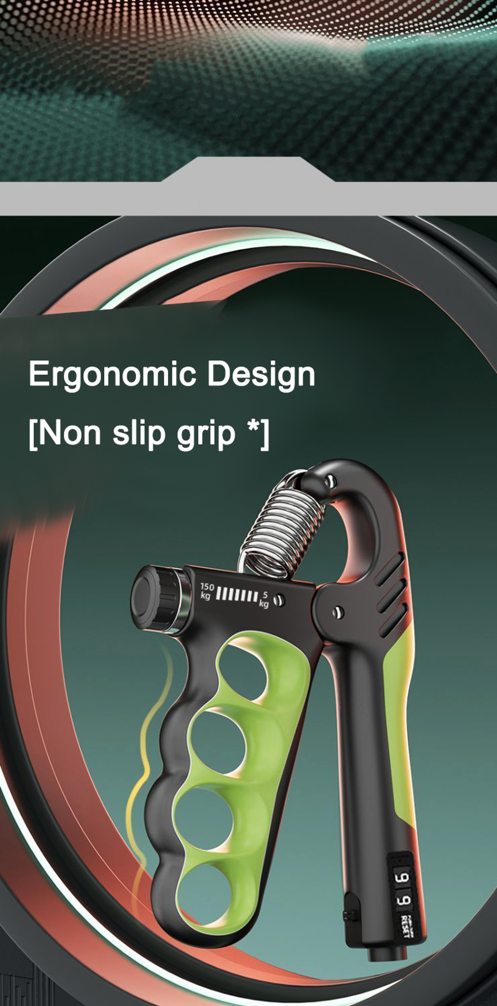 Adjustable Grip Strength Device for Rehabilitation & Training