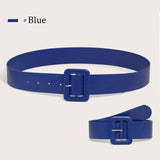 Women's PU Leather Wide Belt - Simple and Stylish