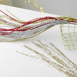 90CM Glitter Sequins and Tassels for Christmas Arrangements