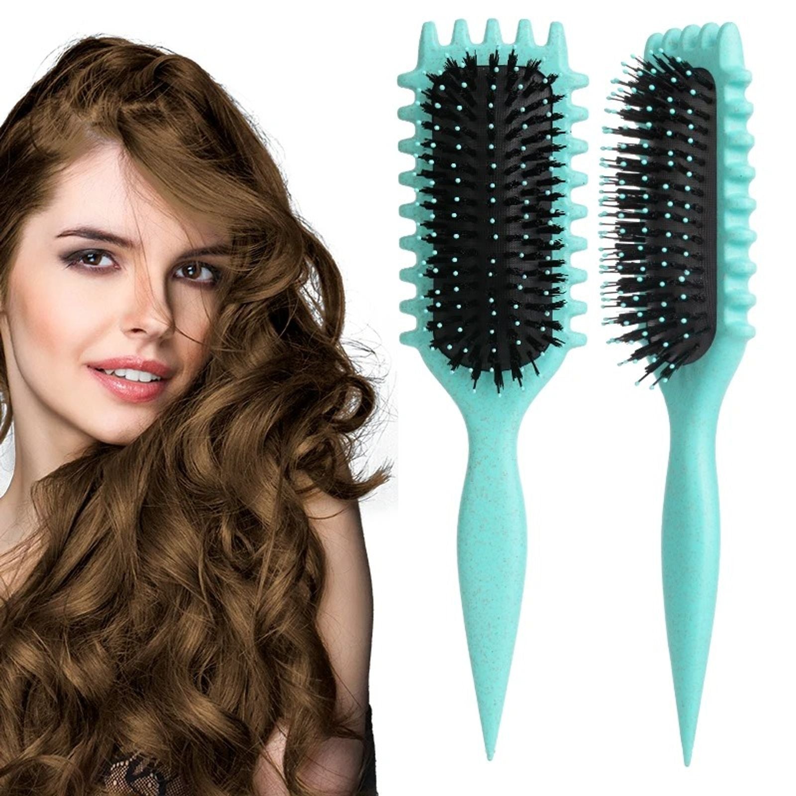 Curly Hair Styling Brush for Combing and Shaping Curls