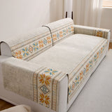 Bohemian Jacquard Chenille Sofa Cover for All Seasons
