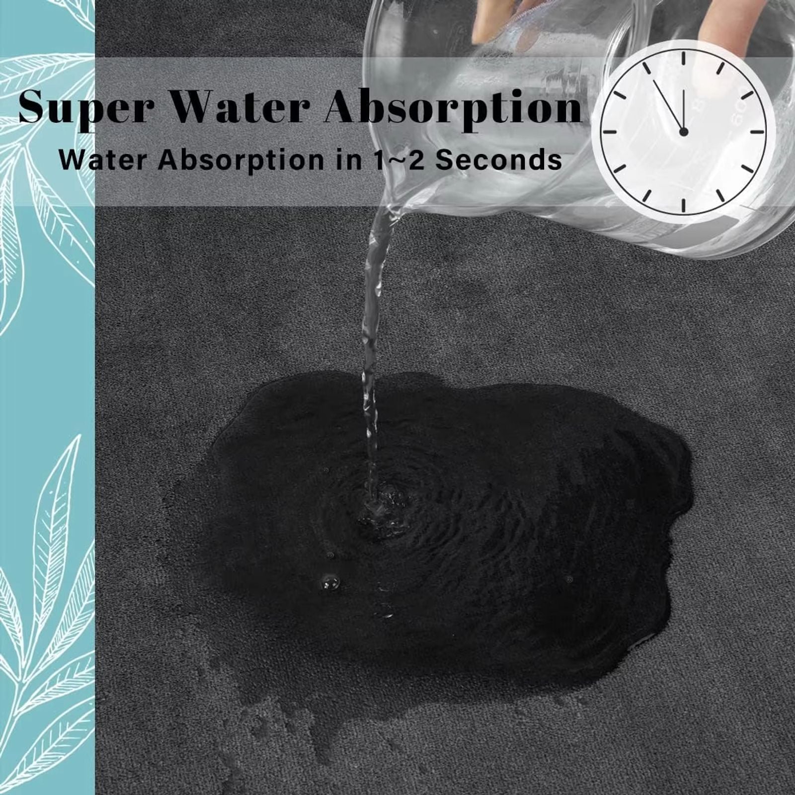 Non-Slip Coral Velvet Bath Mat for Home Decor