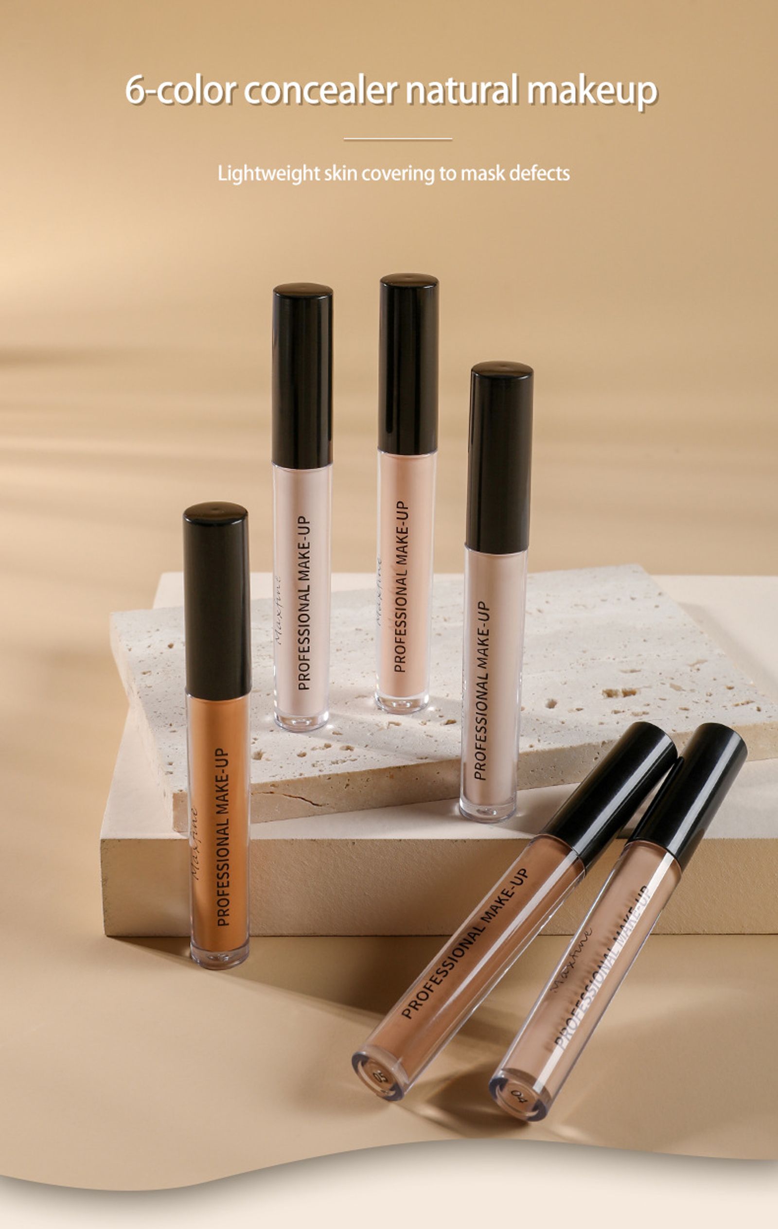 High Coverage Liquid Concealer - Matte & Waterproof
