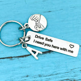Drive Safe Keychain for New Drivers and Loved Ones