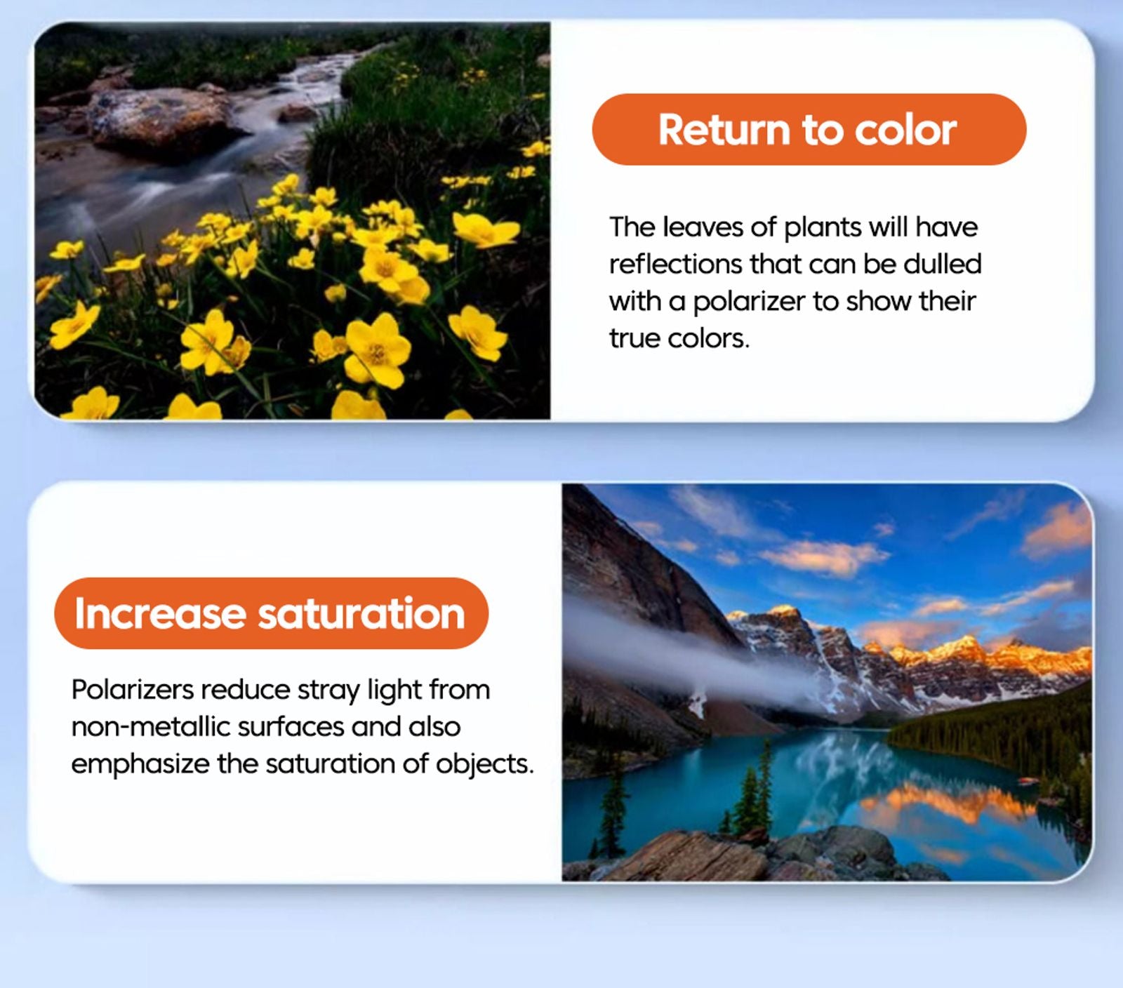 52mm Circular Polarizing Filter for Mobile Phones