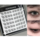 Self-Adhesive Fluffy Cluster Eyelashes for Daily Makeup
