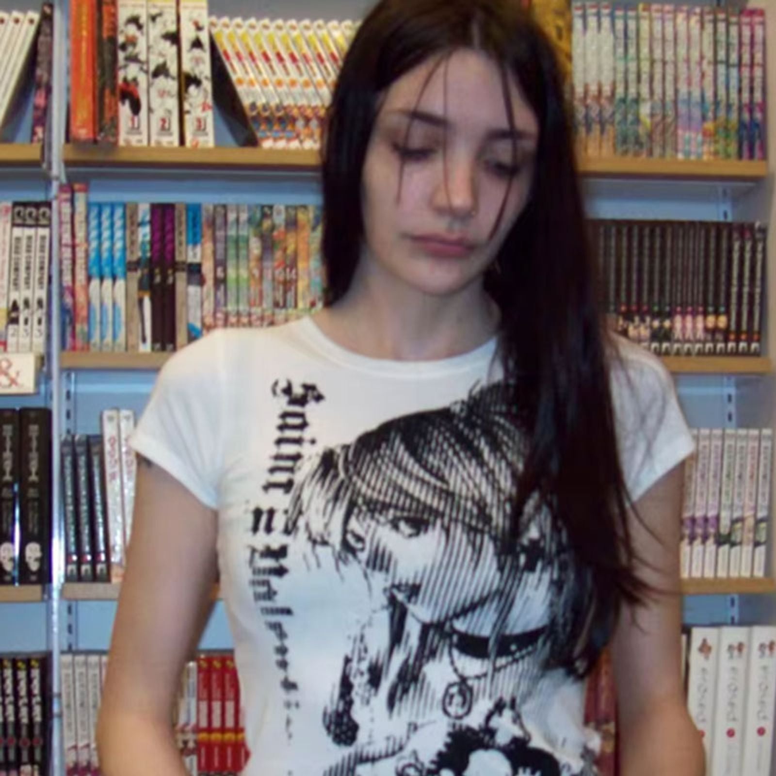 Y2K Anime Streetwear Vintage Crop Tee for Women