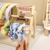 Solid Wood Multi-Layer Jewelry Display Rack