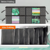 Foldable Clothes Storage Bag - Large Capacity Blanket Organizer