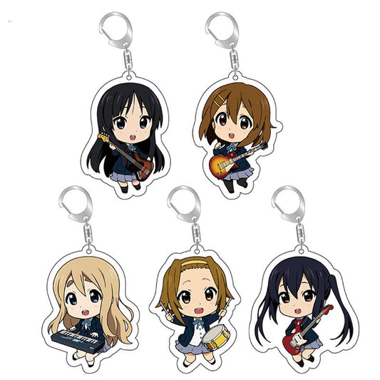 Anime K-ON! Hirasawa Keychain - Cartoon Cosplay Pendant