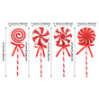 4pcs DIY Christmas Tree Lollipop Decoration Set