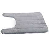 U-Shaped Water Absorbing Bathroom Mats